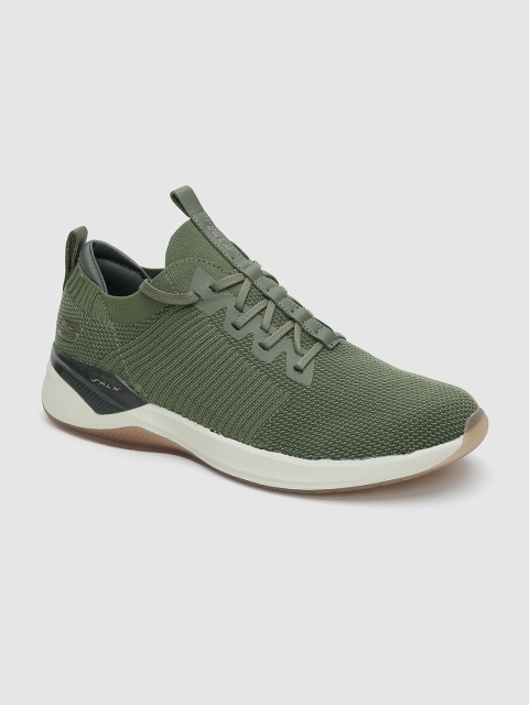 

Skechers Men Olive Green MODENA Sneakers