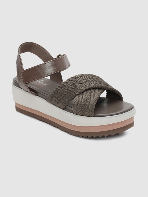 

Skechers Women Taupe Solid Sandals