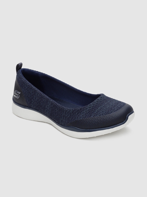 

Skechers Women Navy Blue MICROBURST 2.0 Slip-On Sneakers