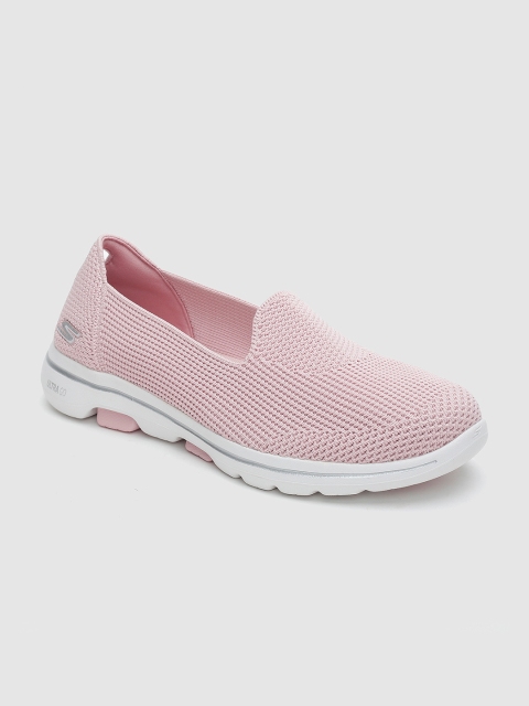 

Skechers Women Pink GO WALK 5 - BLESSED Walking Shoes