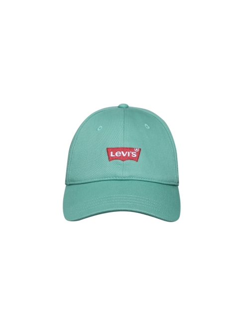 

Levis Men Green Solid Snapback Cap