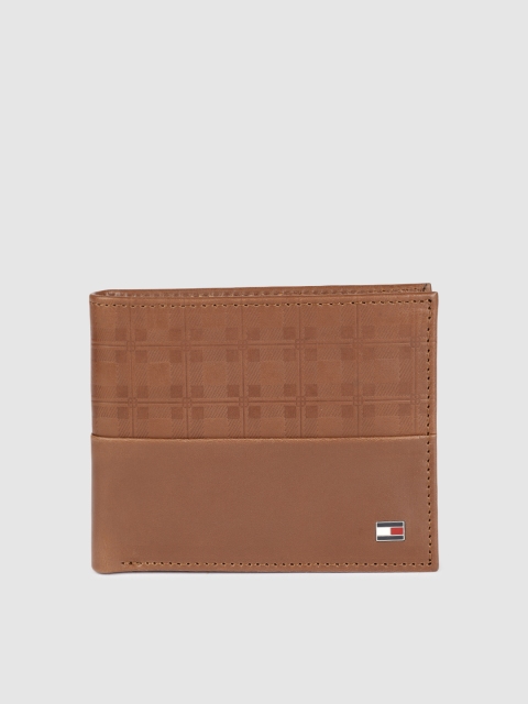 

Tommy Hilfiger Men Brown Textured Two Fold Wallet
