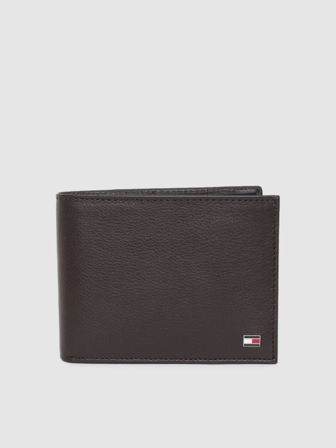 

Tommy Hilfiger Men Brown Genuine Leather Two Fold Wallet
