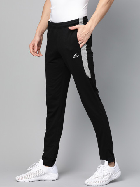 

Alcis Men Black Solid Track Pants