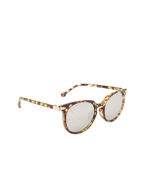

Clark N Palmer Women Oval UV Protected Lens Sunglasses CNP-HT077-C4, Brown