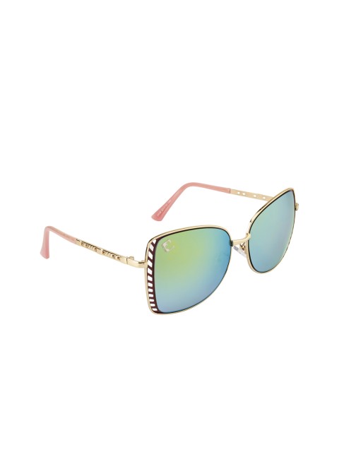 

Clark N Palmer Women Oversized UV Protected Sunglasses CNP-5808-C5, Green