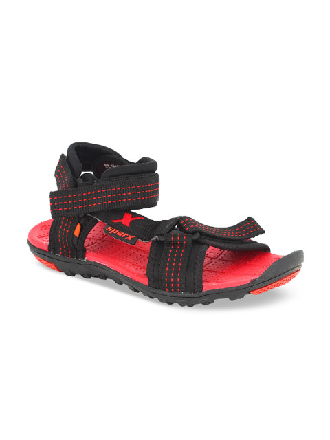 

Sparx Women Black & Red Floater Sports Sandals
