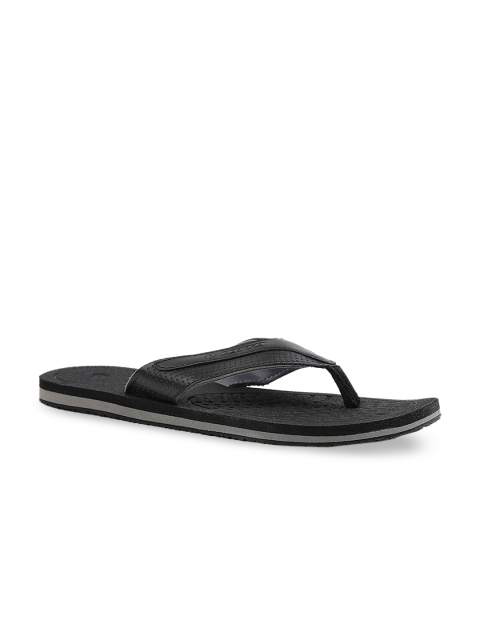 

Lotto Men Black Solid Thong Flip-Flops