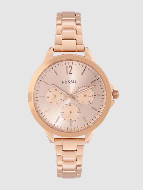 

Fossil Women Rose Gold-Toned Alyssa Analogue Watch ES4798