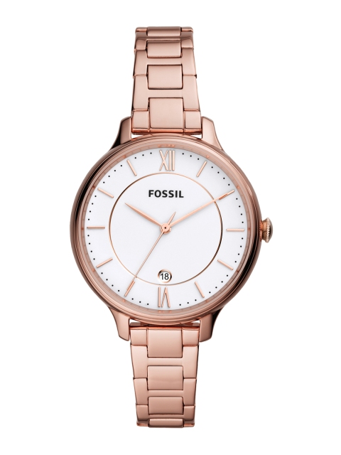 

Fossil Women Rose Gold-Toned Winnie Analogue Watch ES4874