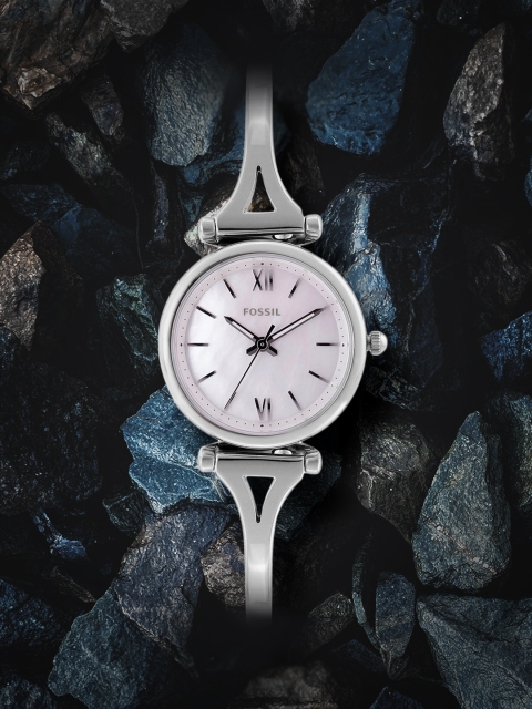

Fossil Women Off-White Carlie Analogue Watch ES4501