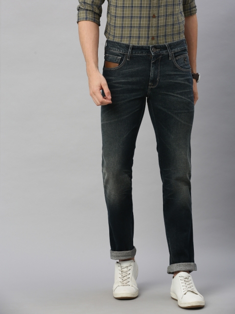 

Wrangler Men Blue Slim Fit Low-Rise Clean Look Stretchable Jeans
