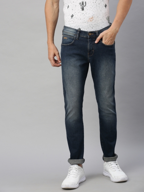 

Wrangler Men Blue Skinny Fit Low-Rise Clean Look Stretchable Jeans