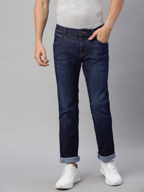 

Wrangler Men Blue Skanders Slim Fit Low-Rise Clean Look Stretchable Jeans