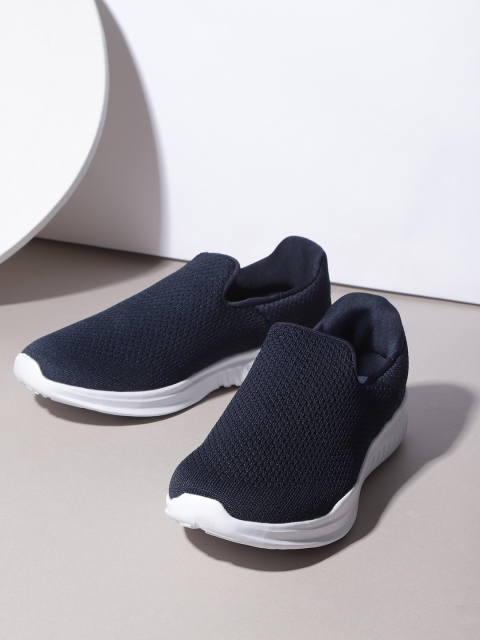 

Crew STREET Men Navy Blue Woven Design Walking Shoes