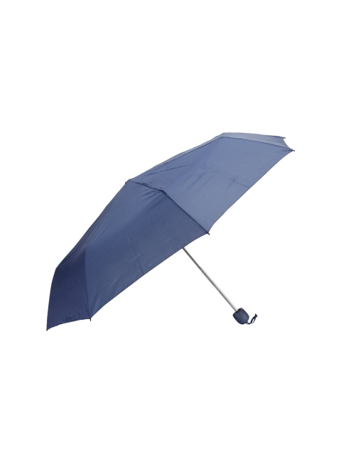 

FabSeasons Unisex Navy Blue Solid 3 Fold Fancy Umbrella