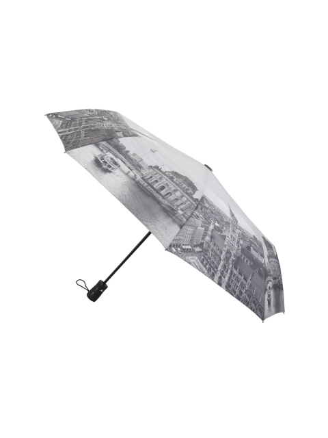 

FabSeasons Unisex Grey Germany Digital Printed Semi-Automatic 3 Fold Umbrella