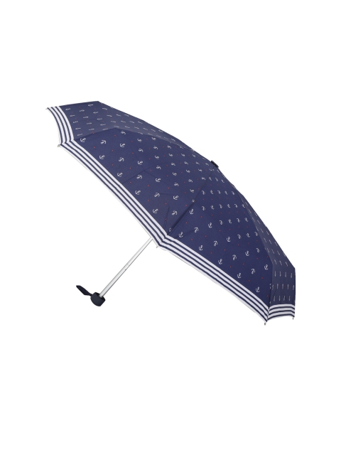 

FabSeasons Unisex Blue & White Printed 5-Fold Compact Manual Umbrella
