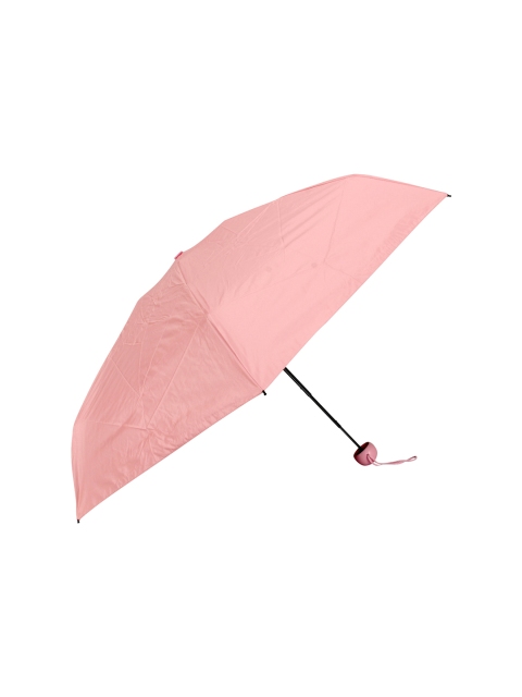 

FabSeasons Unisex Pink Solid 5 Fold Small Compact Capsule Shaped Manual Umbrella