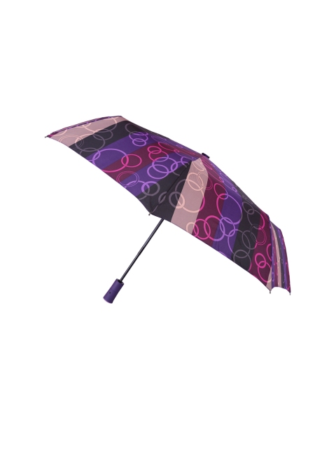 

FabSeasons Unisex Purple & Burgundy Abstract Circle Digital Printed 3 Fold Automatic Umbrella