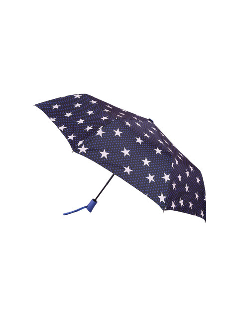 

FabSeasons Unisex Blue & White Star Digital Printed Semi Automatic 3 Fold All-Season Umbrella