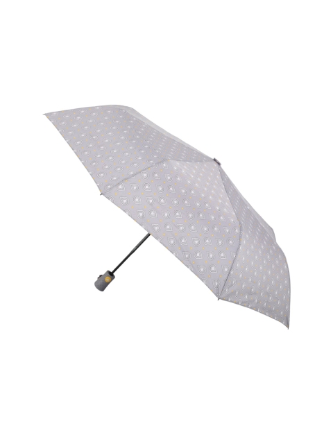 

FabSeasons Unisex Grey Printed Semi Automatic 3 Fold Umbrella