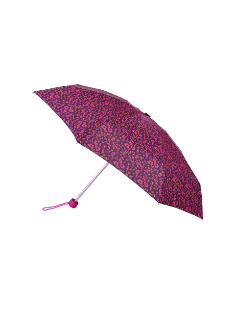 

FabSeasons Unisex Pink & Purple 5 Fold Digital Printed Small Compact Manual Umbrella