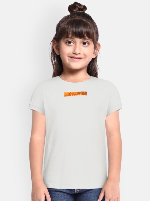 

Tommy Hilfiger Girls White Pure Cotton Brand Logo Pure Cotton T-shirt