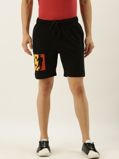 

Urban Dog Men Black Printed Regular Fit Regular Shorts