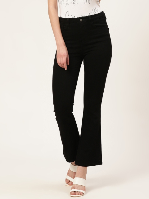 

COVER STORY Women Black Relaxed Fit Mid-Rise Clean Look Stretchable Jeans