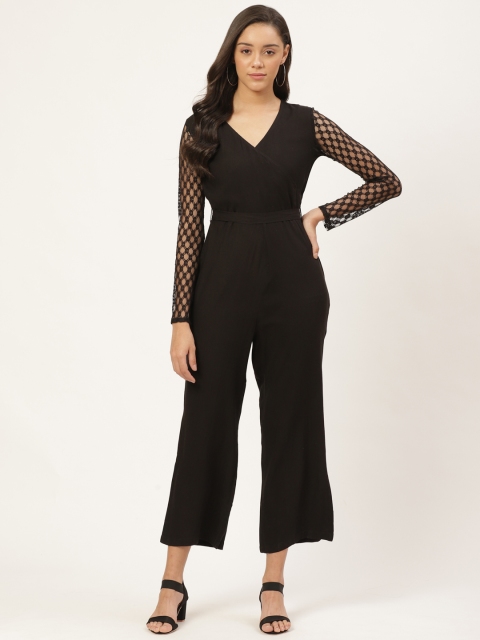 

Trend Arrest Women Black Solid Basic Jumpsuit