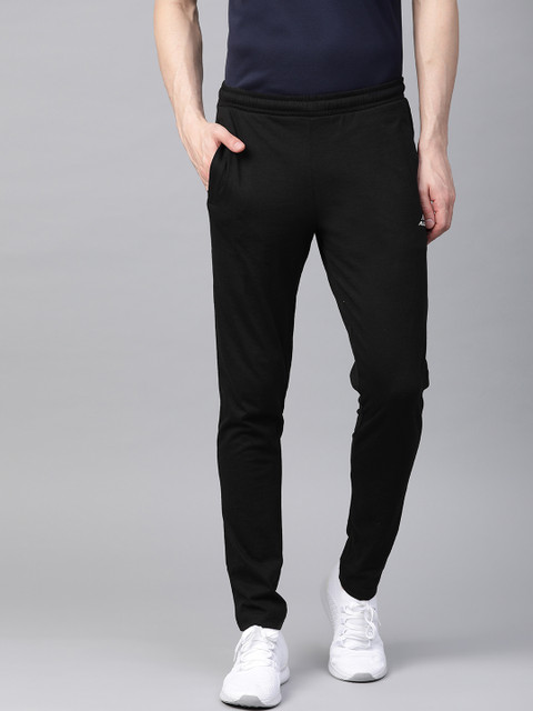 

Alcis Men Black Solid Track Pants