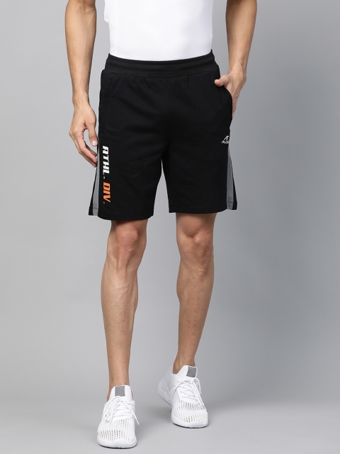 

Alcis Men Black Solid Regular Fit Training Shorts