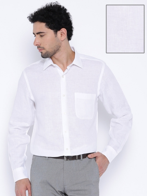

Arrow White Linen Regular Fit Formal Shirt