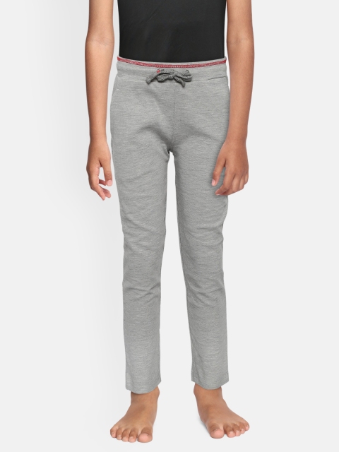 

Sweet Dreams Boys Grey Melange Solid Track Pants
