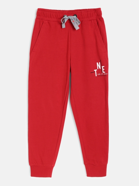 

Sweet Dreams Boys Red Solid Joggers