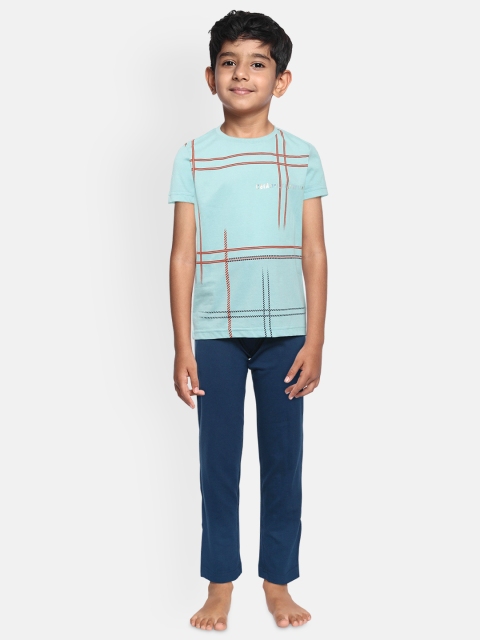 

Sweet Dreams Boys Blue Checked Night Suit