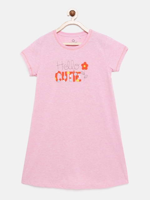 

Sweet Dreams Pink Printed Nightdress