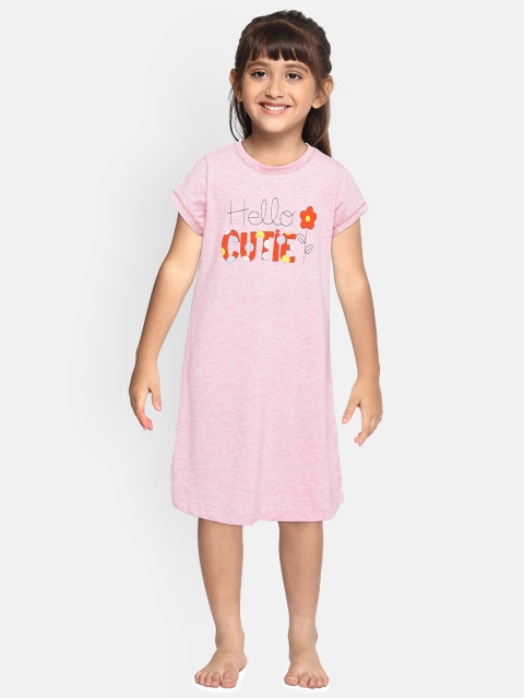 

Sweet Dreams Pink Printed Nightdress