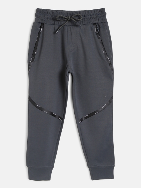 

Sweet Dreams Boys Charcoal Grey Solid Joggers