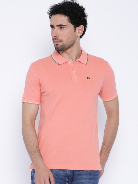 

Arrow Sport Peach-Coloured Polo T-shirt