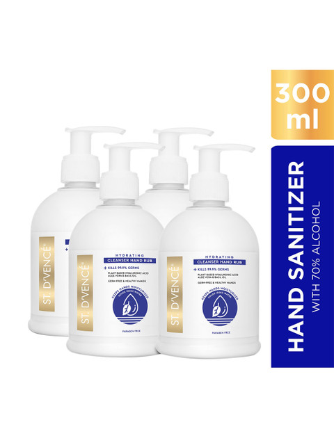

ST. DVENCE Pack Of 4 Hand Sanitizer, Transparent