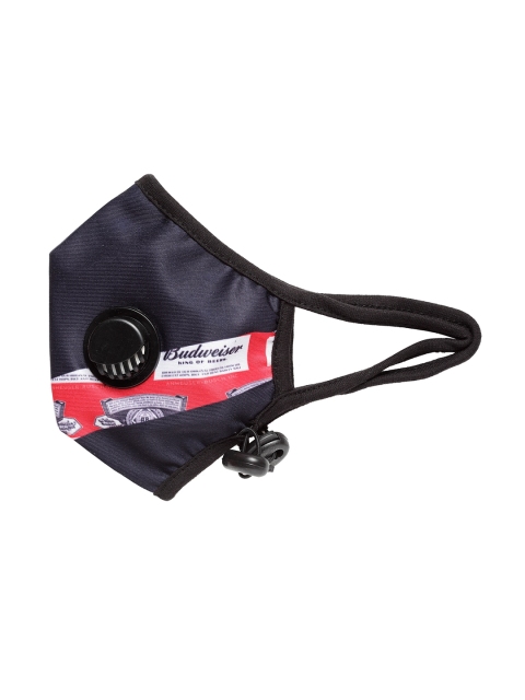 

Budweiser Streetwear Co Unisex Black & White Printed 3-Layer Reusable Outdoor Mask