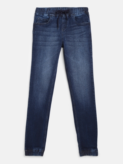 

YK Boys Blue Regular Fit Mid-Rise Clean Look Stretchable Jeans