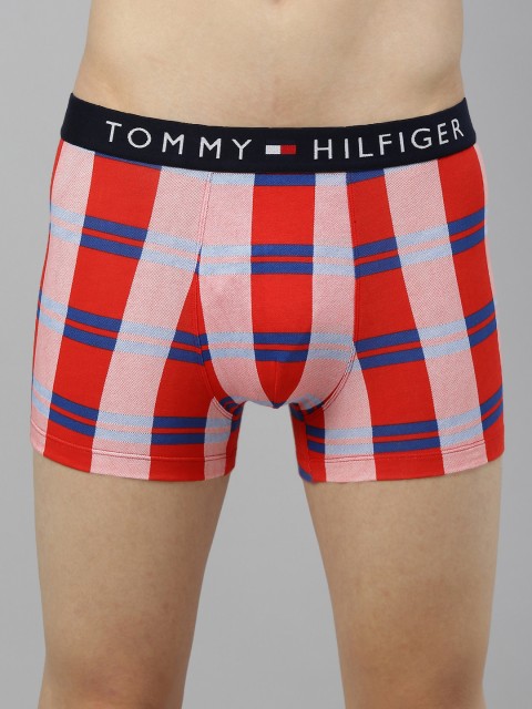 

Tommy Hilfiger Men Red & White Checked Trunks A9AB4162