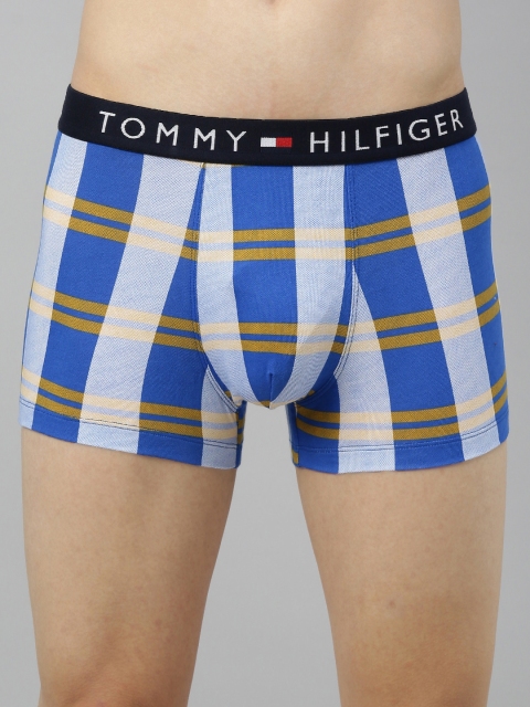 

Tommy Hilfiger Men Blue & White Checked Trunks A9AB4163