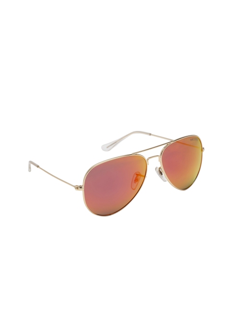 

MARC LOUIS Unisex Aviator UV Protected LensSunglasses MLP3026RED-REVOSG, Red