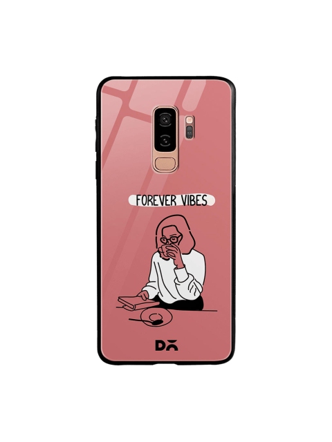 

DailyObjects Pink & White Forever Vibes Samsung Galaxy S9 Plus Glass Case Cover
