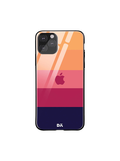 

DailyObjects Blue & Pink Coral Quin iPhone 11 Pro Max Glass Case Cover