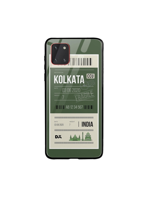 

DailyObjects Unisex Green Kolkata City Tag Samsung Galaxy Note 10 Lite Glass Mobile Cover